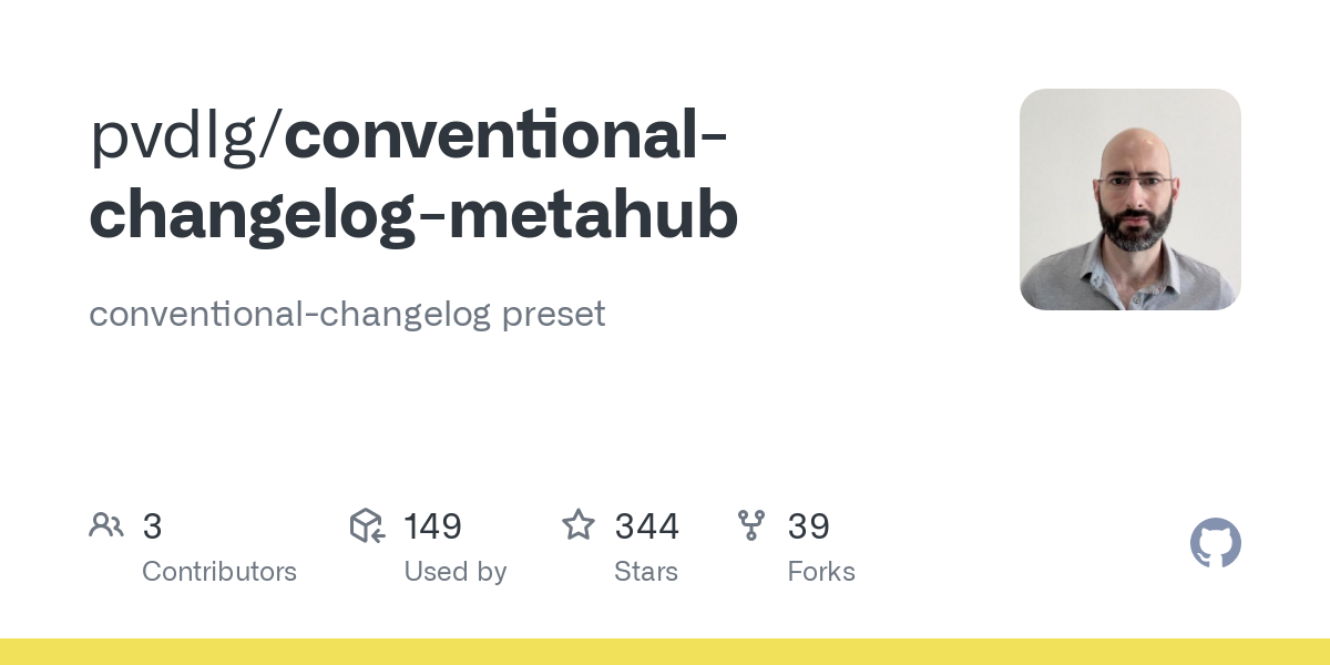 conventional-changelog-metahub