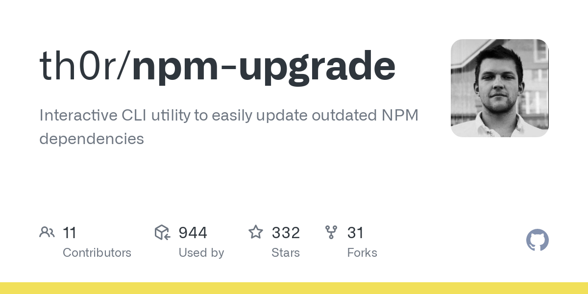 npm-upgrade